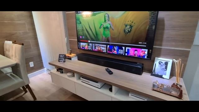 SOUNDBAR LG SNH5 EM SALA PEQUENA _ APARTAMENTO MRV смотреть онлайн