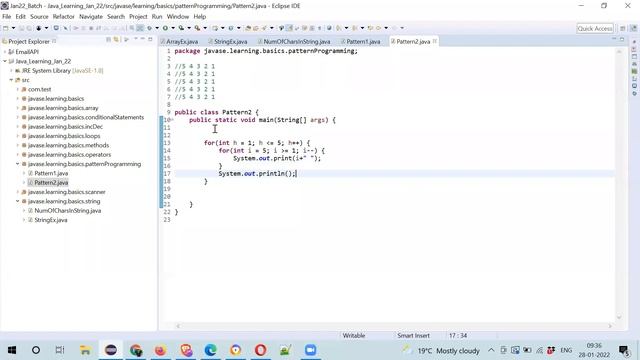 Java Tutorials for Beginners | Pattern Programming in Java | Part1 | Chapter#16 | Core Java смотреть онлайн