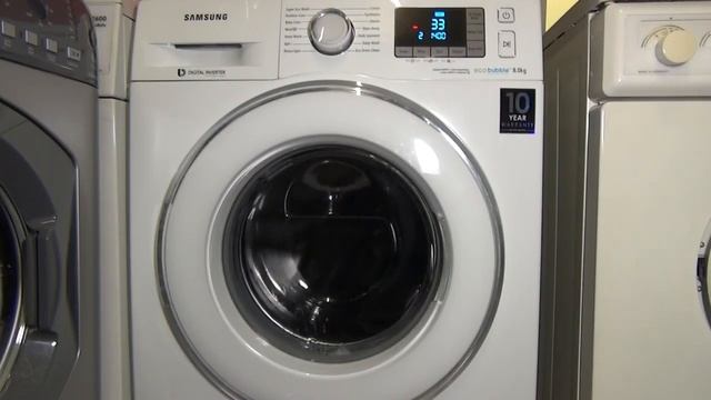 Samsung Ecobubble WF80F5U4W : Cotton 60'c Mini load смотреть онлайн