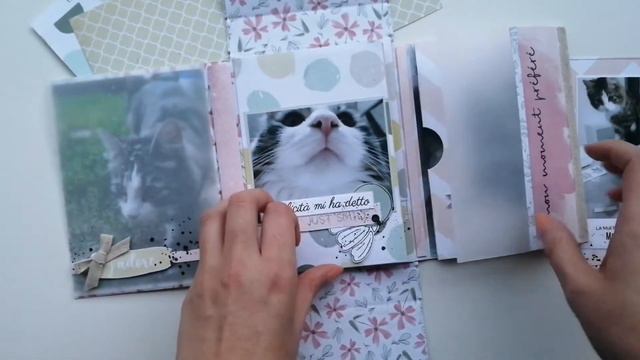 Scrapbooking Mini Album "Felicità sulla carta" || Michela Faccincani per La Magnolia смотреть онлайн