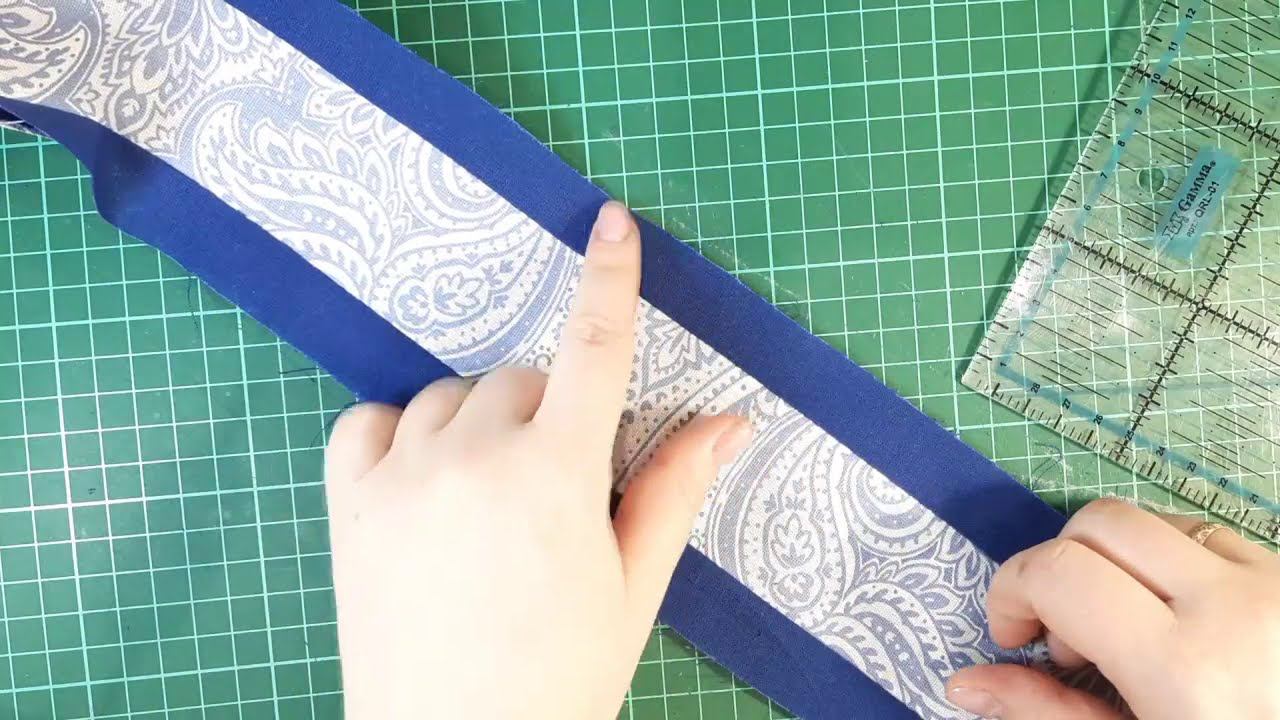 Шью из длинных полос контрастного цвета #лоскутное шитье смотреть онлайн