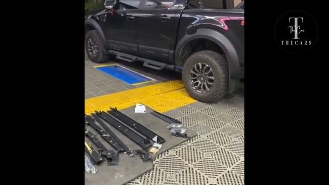 The Cars Ford Ranger XLT Sport Bar Raptor 2022 Rear installation смотреть онлайн