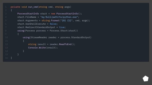 How do I run a Python script from C#? смотреть онлайн