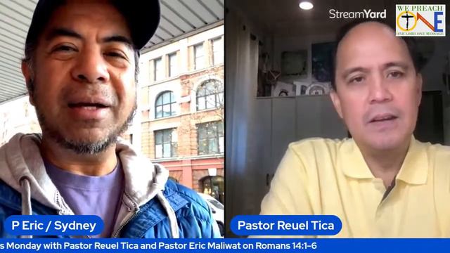 Marvelous Monday with Pastor Reuel Tica and Pastor Eric Maliwat on Romans 14:1-6 смотреть онлайн