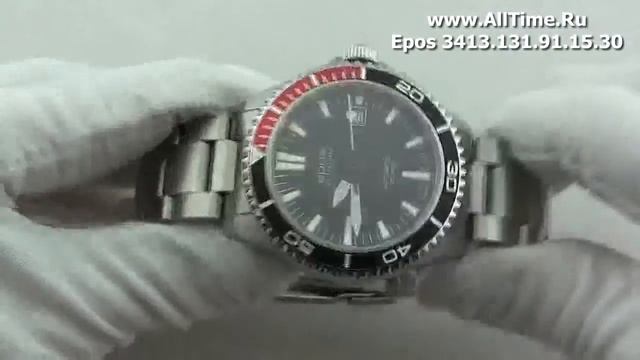 Обзор. Мужские наручные часы Epos 3413.131.91.15.30 смотреть онлайн