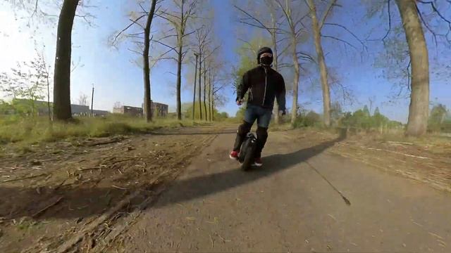 Gotway MSX and Inmotion V5F, morning ride смотреть онлайн