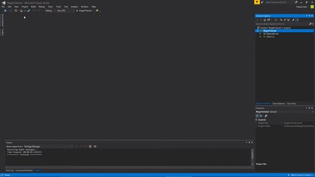 How to Create your own Class Libary as nuget package (.NET Framework) with Visual Studio 2017 смотреть онлайн
