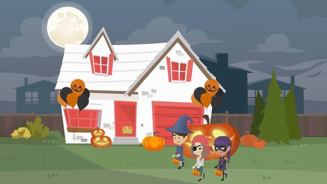 Trick Or Treat Halloween Song !! Give Me Something Good To Eat !! Haunted House !! Halloween Night