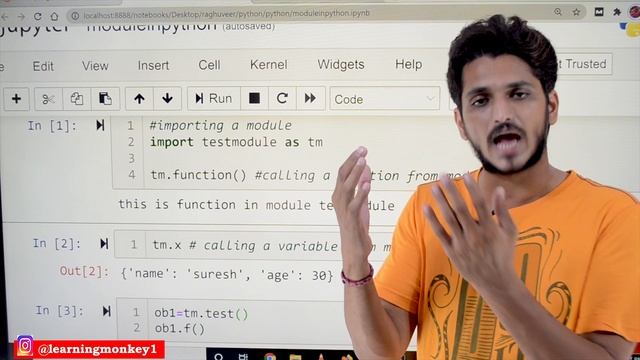 Module import and from in Python || Lesson 42 || Python || Learning Monkey || смотреть онлайн