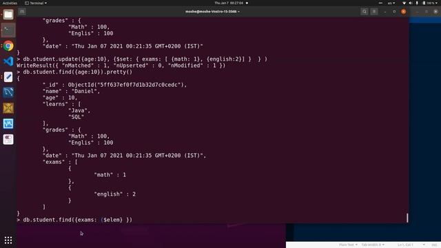 21 MongoDB $elemMatch смотреть онлайн