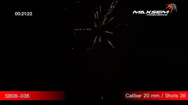 Салют Gokotta* 36 залпов 0.8 калибр SB08-036 Maxsem смотреть онлайн