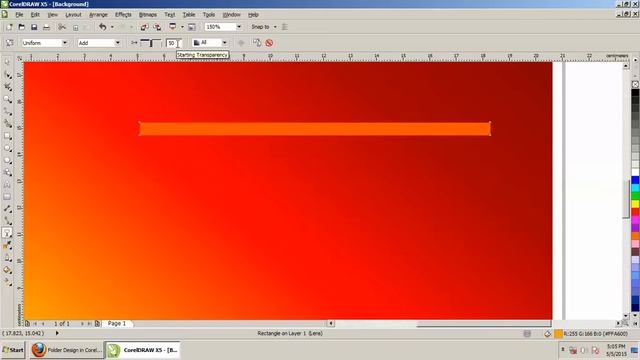 How To Create Background Design In CorelDraw X5 Tamil Part-1 смотреть онлайн