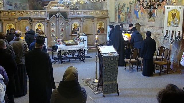 Утреня заупокійна, 1 час, Служба Божа, панехида 2021 03 06 смотреть онлайн