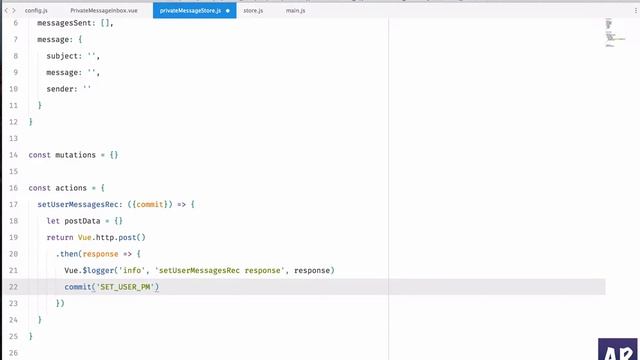 #4 Vue.js - Working On The Inbox Functionality