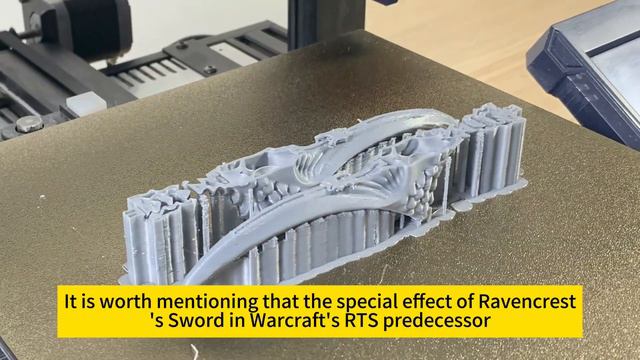 Crafting Ravencrest's Sword with 3D Printing! Printing, Assembly, Ultimate Showcase! смотреть онлайн