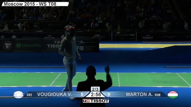 Moscow Worlds SWS 2015 - L8 - Vougiouka GRE v Marton HUN смотреть онлайн