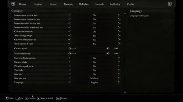How To Change Language In Lords of The Fallen