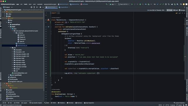 Encrypt & Decrypt AES Secret Key - Android - Keystore смотреть онлайн