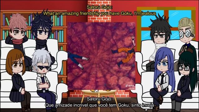 Jujutsu Kaisen React to Goku | Gacha React | Dragon Ball Super | TikTok - (Part 2) смотреть онлайн