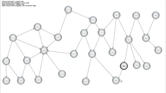 Graph constructor with C++ and Qt library смотреть онлайн