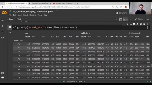 10 - Pandas - GroupBy Operations | Dr. Sahil Sharma | Machine Learning Practical Series смотреть онлайн