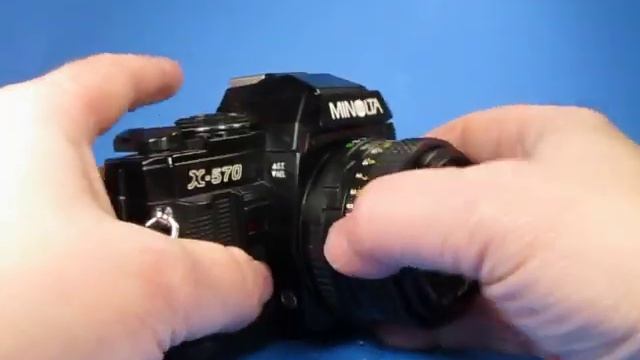 Minolta X 570 with 50mm 1 7 lens смотреть онлайн