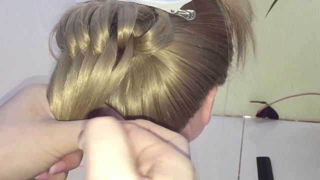 #Прически ОБЪЕМНАЯ КОСА НА ХВОСТЕ VOLUME TAIL SPIDER смотреть онлайн