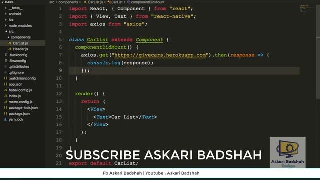 How To Make Request With Axios React Native смотреть онлайн