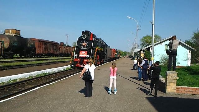 Рэтро поезд в Изобильном смотреть онлайн