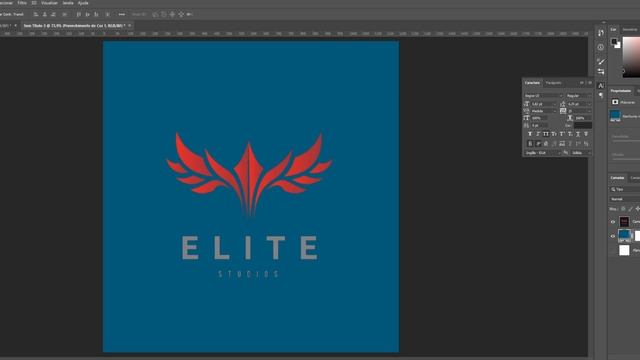 REMOVENDO FUNDO DE LOGOTIPO COM UM CLIQUE NO PHOTOSHOP! смотреть онлайн