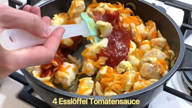 Schnelles und einfaches Nudelrezept zum Abendessen,Nudeln in einer Pfanne kochen,gesund und schnell смотреть онлайн
