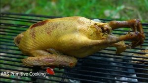 Wilderness Cooking Skill | Grill Muscovy Duck Green Coconut Recipe
