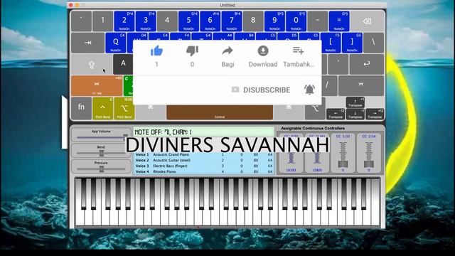 DIVINERS SAVANNAH-song piano cover by param's game world смотреть онлайн