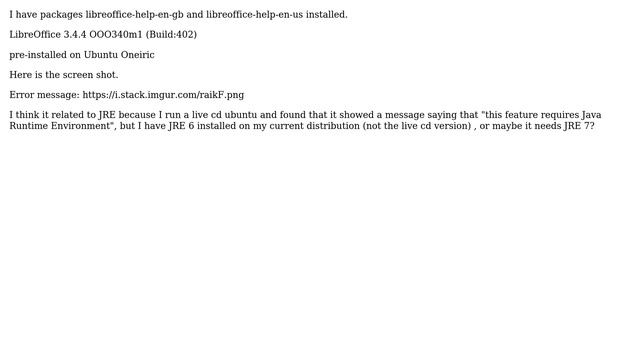 Ubuntu: I cannot find anything in LibreOffice help смотреть онлайн