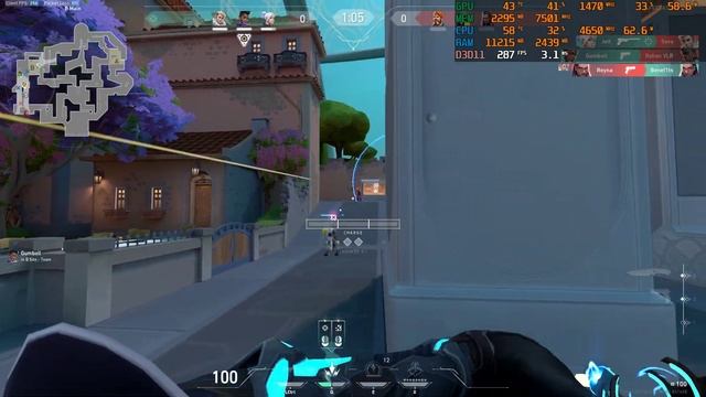 VALORANT : RTX 3060 12 GB + Ryzen 5700X : LOW (MEDIUM TEXTURE) MSAA 2X 4X : RANKED FPS TEST 8 смотреть онлайн