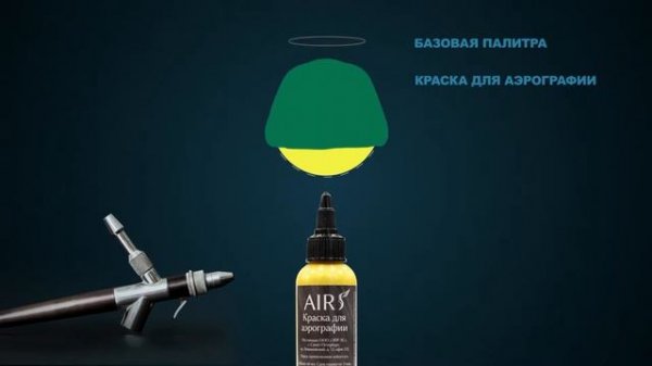 Краски для аэрографии «AIRsystems». Базовая палитра