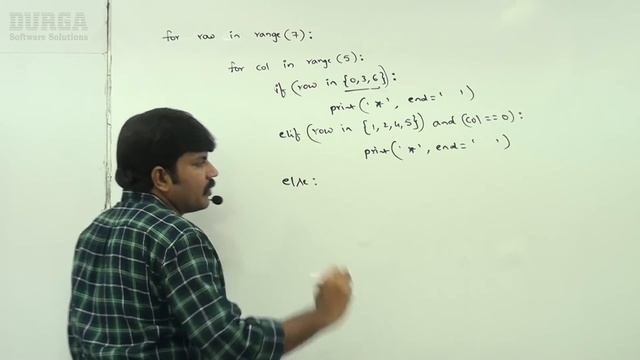 Python Pattern Printing Programs || To print alphabet Symbol 'E' || by Durga Sir смотреть онлайн