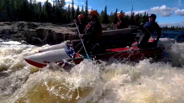 Бодрый сплав по рекам Тунтсайоки и Тумча. смотреть онлайн