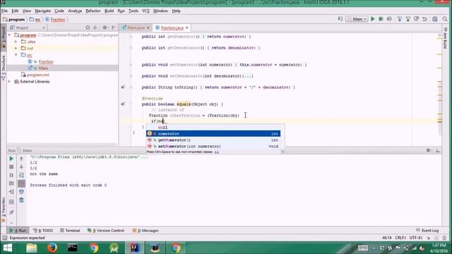 Java Intermediate Tutorials Part 5 - Override Methods equals, instance of смотреть онлайн
