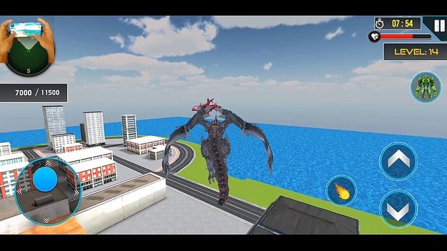 Dragon Robot Tree Transform Car Robot Battle Game - Android GamePlay смотреть онлайн