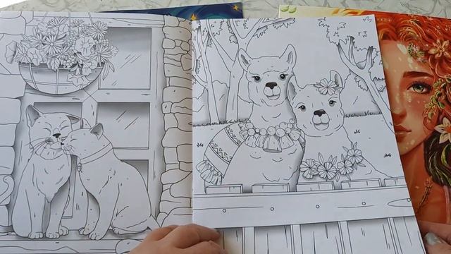 НОВИНКА.Раскраски из серии Фэнтези 