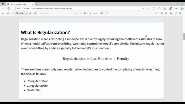 5.13 Regularization in Tamil смотреть онлайн