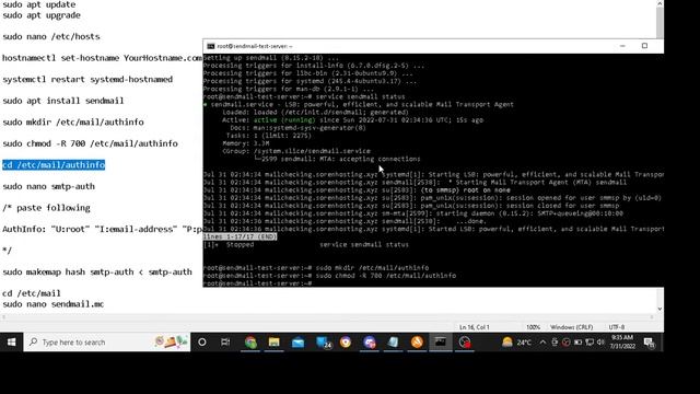 How to Configure SMTP on sendmail ? Install Sendmail on Ubuntu 20.04 | PHP Mail configuration смотреть онлайн