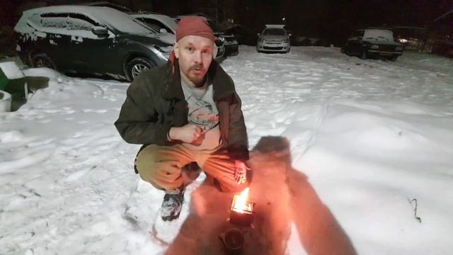 Свеча окопная и печка-щепочница.Отчётное видео. смотреть онлайн