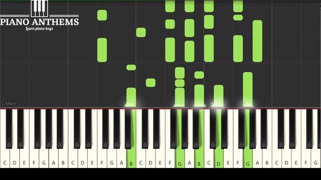 Learn Piano Keys | Elton John - I Guess Thats Why.... #piano #tutorial #pop #music #eltonjohn смотреть онлайн