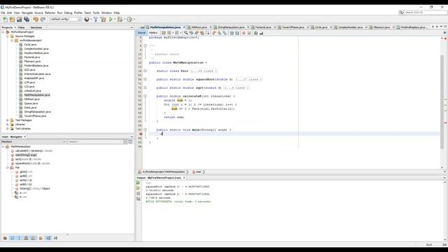 Java | Netbeans | Maths | Calculate value of e смотреть онлайн