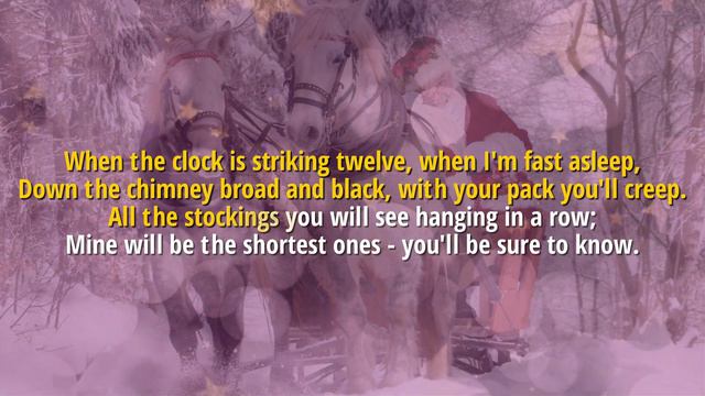 Jolly Old Saint Nicholas | Free Christmas Carols [Karaoke with Lyrics] смотреть онлайн