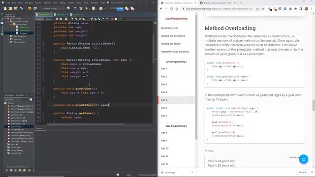 24. Java Helsinki Uni MOOC programming 1 part 5! Removing Repetitive Code смотреть онлайн