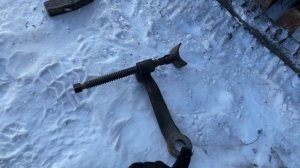 Т-0,2.03.Первое знакомство с минитрактором и установка гусениц.