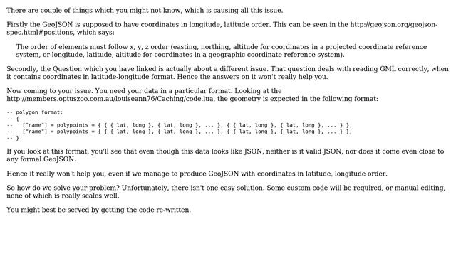GIS: export to GeoJSON coordinates in the reverse order (2 Solutions!!) смотреть онлайн